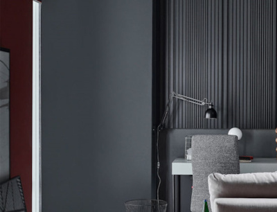 Стеновая панель реечная L-LINE Anthracite (антрацит)